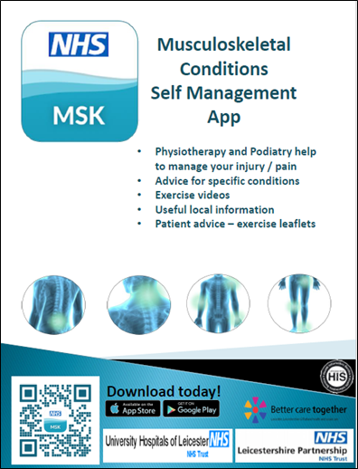 MSK Conditions: Self-Management app MSK Conditions: Self-Management app